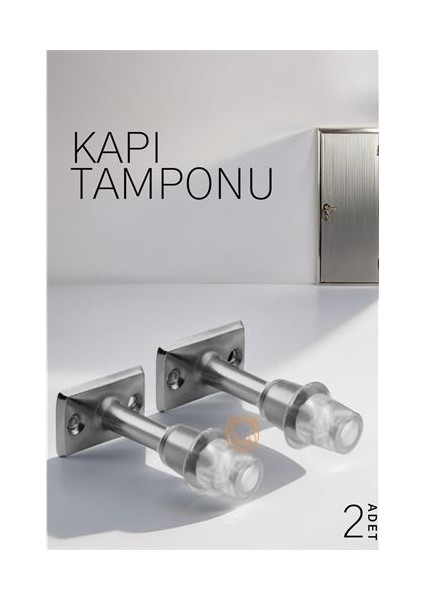 Kapı Tamponu Fratelli Design KROM 2 ADET