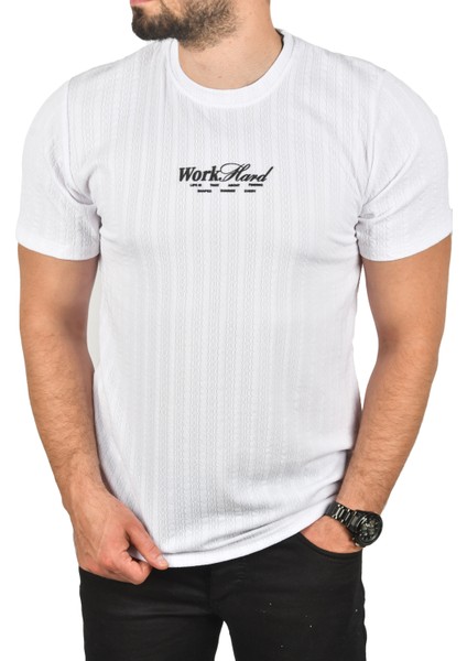 Dar Kesim Pamuklu Tişört Slim Fit Nefes Alan Yumuşak Dokulu Tişört 2504351 fiyatları