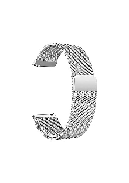 Microsonic Huawei Watch 3 Pro Milanese Loop Kordon Gümüş