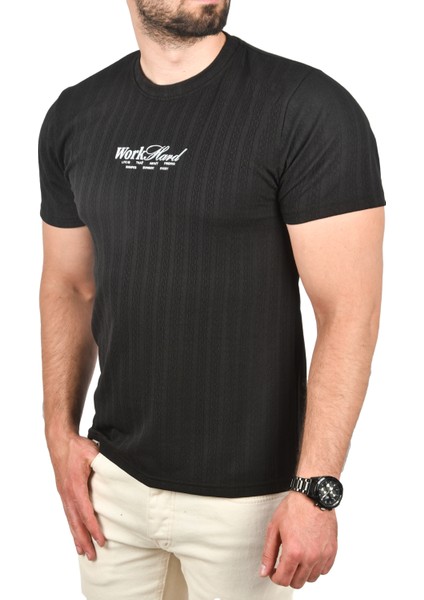 Dar Kesim Pamuklu Tişört Slim Fit Nefes Alan Yumuşak Dokulu Tişört 2504351 fırsatları