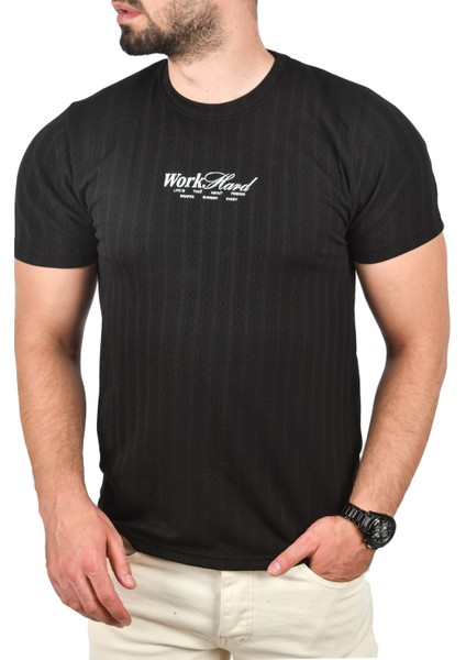 Dar Kesim Pamuklu Tişört Slim Fit Nefes Alan Yumuşak Dokulu Tişört 2504351 indirimleri