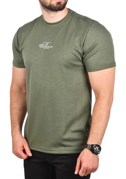 Bisiklet Yaka Dar Kesim Pamuklu Tişört Nefes Alan Yumuşak Dokulu Tişört 2504350 fiyatları