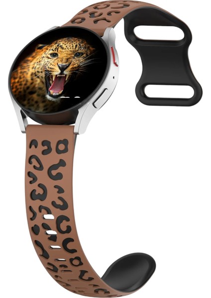 Huawei Watch 3 Gt Gt2 GT2E Gt3 Gt4 Gt 5 Pro Se Elite 46MM Uyumlu 22MM Leopar Desenli Silikon Kordon