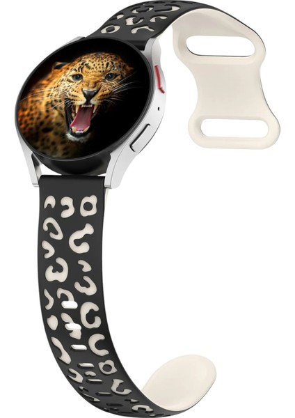 Huawei Watch 3 Gt Gt2 GT2E Gt3 Gt4 Gt 5 Pro Se Elite 46MM Uyumlu 22MM Leopar Desenli Silikon Kordon
