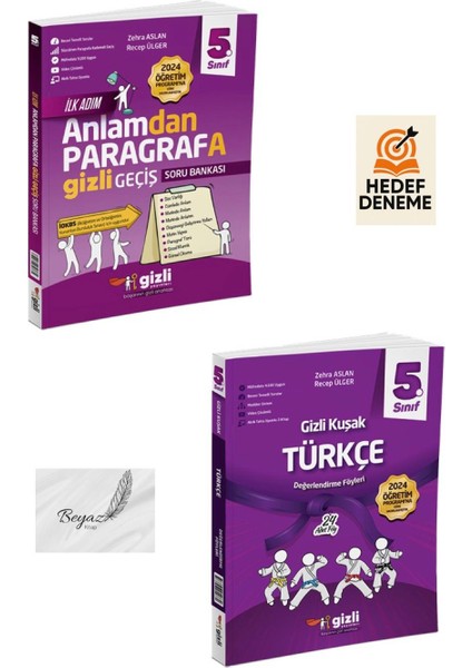 Gizli 5.sınıf Anlamdan Paragrafa Geçiş Gizli Kuşak Türkçe Değerlendirme Föyleri Hedef Deneme