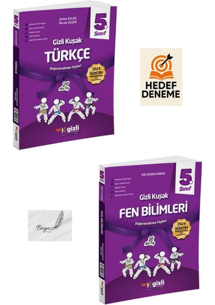 Gizli 5.sınıf Gizli Kuşak Türkçe Fen Bilimleri Değerlendirme Föyleri Hedef Deneme