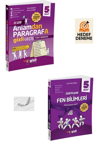 Gizli 5.sınıf Anlamdan Paragrafa Geçiş Gizli Kuşak Fen Bilimleri Değerlendirme Föyleri Hedef Deneme