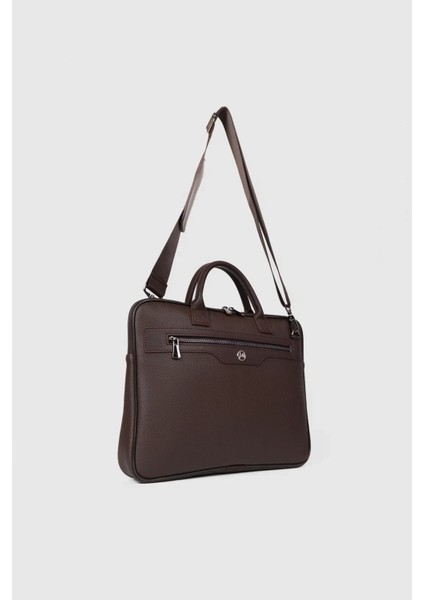 Unisex Laptop & Evrak Çantası 13" - 14.6" Inç Kahverengi