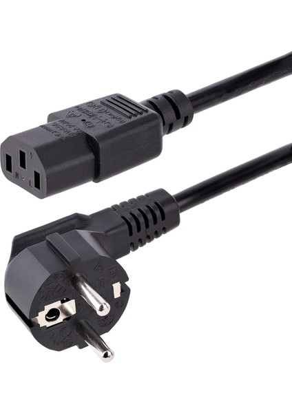 Power Kablo Bilgisayar Pc Monitör Tv 220 Volt 1.5metre