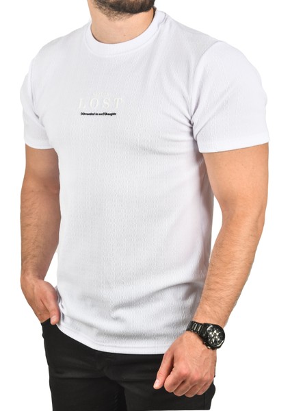 Nefes Alan Pamuklu Tişört Bisiklet Yaka Dar Kesim Yumuşak Dokulu Tişört 2504352 fiyatları