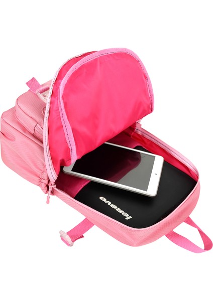Waddell Kawaii Kore Tarzı Aksesuarlı Pembe Ilkokul Sırt Çantası Kız ve Isı Yalıtımlı Termoslu Beslenme Çantası Set
