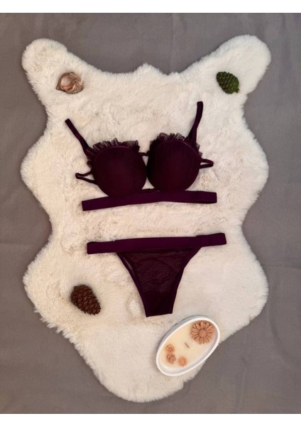 Istiridye Model Tam Dolgulu Destekli Sütyen Külot Takım - Kadın Iç Giyim