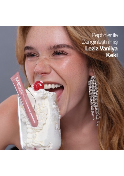 Dudak Bakım Parlatıcı Lip Balm 10 ml | Vanilla Tint | Besleyici, Nemlendirici | Peptit,Shea,Cupuaçu