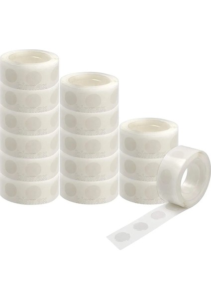 Çift Taraflı Yapışkan Balon Yapıştırma Bandı Sticker Damla Modeli ve Uçan Balon Aparatı Yapıştırıcı