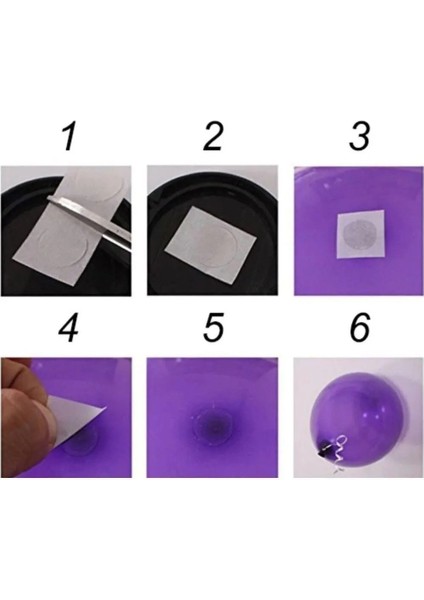 Çift Taraflı Yapışkan Balon Yapıştırma Bandı Sticker Damla Modeli ve Uçan Balon Aparatı Yapıştırıcı modelleri