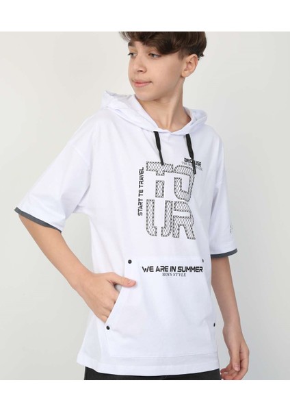 Erkek Çocuk Kapüşonlu Tişört fırsatları
