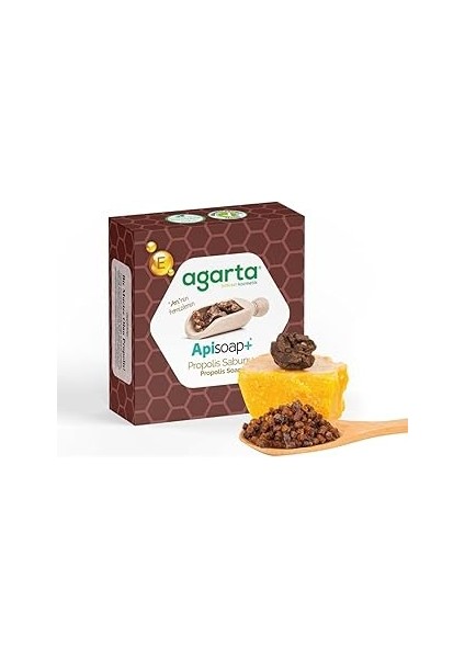Agarta Doğal El Yapımı Propolis Sabunu 125 gr x 3 Adet