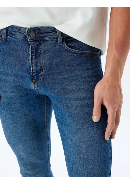 Erkek Jean Pantolon 5WAM40075ID Koyu Indigo indirimleri