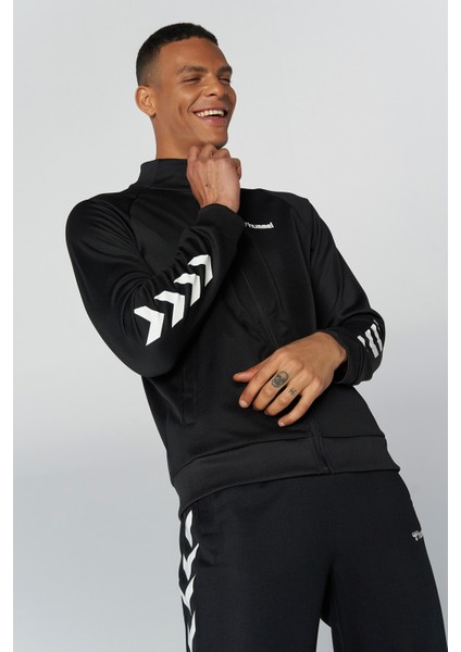 Hml Falconzo Zip Jacket Erkek Sweat 921133-2001 Black