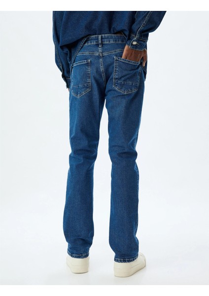 Erkek Jean Pantolon 5WAM40001ND Koyu Indigo modelleri