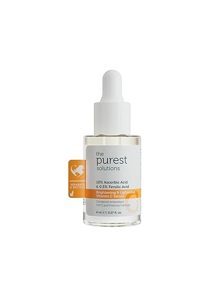 The Purest Solutions ve C Vitamini Cilt Serumu, Seyahat Boy 8 ml