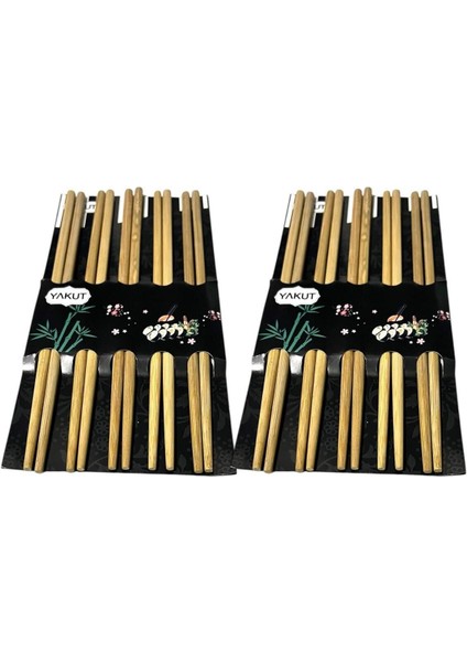 10 Çift Yıkanabilir Bambu Ahşap Stick Yemek Çubuğu Chopsticks Çin Japone Yöresel Yemek Çubuğu fiyatları