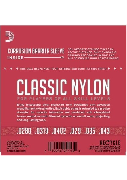 Klasik Gitar Tel Seti (4/4), Sılverplated Wound, C indirimleri