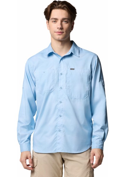 Silver Ridge Utility Lite Plaid Erkek Uzun Kollu Gömlek