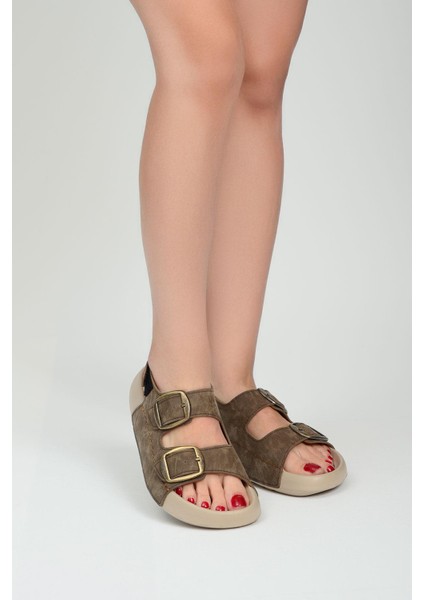 Orthopedix Çitf Bantlı Tokalı Unisex Spor Sandalet QR25207 modelleri