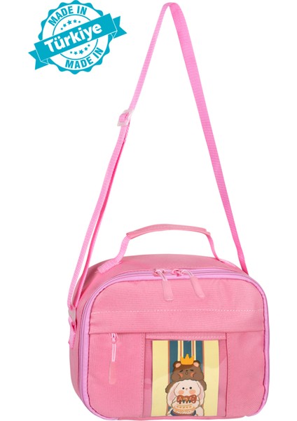 Waddell Kawaii Tarzı Aksesuarlı Çocuk Beslenme Çantası Pembe- Isı Yalıtımlı Termoslu Kız Çocuk Erkek Çocuk Beslenme Çantası fiyatları