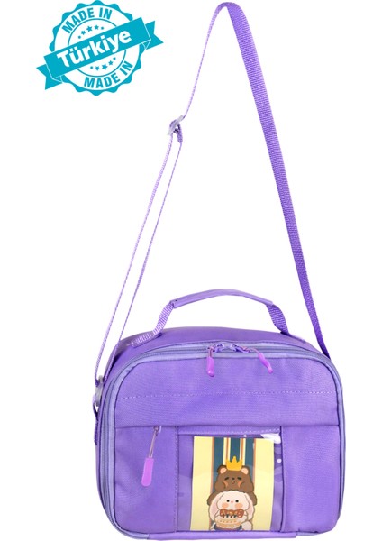Waddell Kawaii Tarzı Aksesuarlı Çocuk Beslenme Çantası Mor- Isı Yalıtımlı Termoslu Kız Çocuk Erkek Çocuk Beslenme Çantası fiyatları