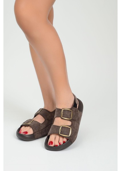 Orthopedix Çitf Bantlı Tokalı Unisex Spor Sandalet QR25207 modelleri