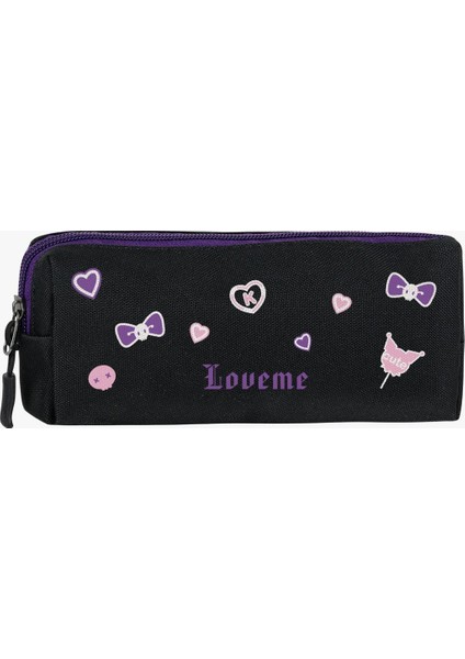 Ilkokul Kız Çocuk Çantası 3'lü Set Kuromi Benzeri 42*30 cm Beslenme Çantası Kalem Kutusu Ortopedik indirimleri