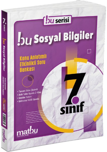 7. Sınıf Sosyal Bilgiler Konu Anlatımlı Etkinlikli Soru Bankası Matbu Yayınları