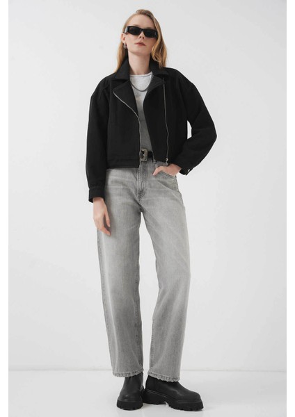 Kaşe Siyah Kadın Ceket 0717 fiyatları