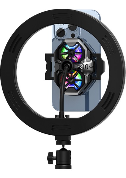 Memo DL21 Yükseltilmiş Çift Fan LED Ekranlı Oyun Cep Telefonu Soğutucu Influencer Yayıncılara Özel modelleri