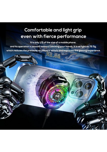 Memo CX10 Aı Modları Oyun Soğutucu Hızlı Buzlanma Rgb Özellikli Cep Telefonu Soğutucu modelleri