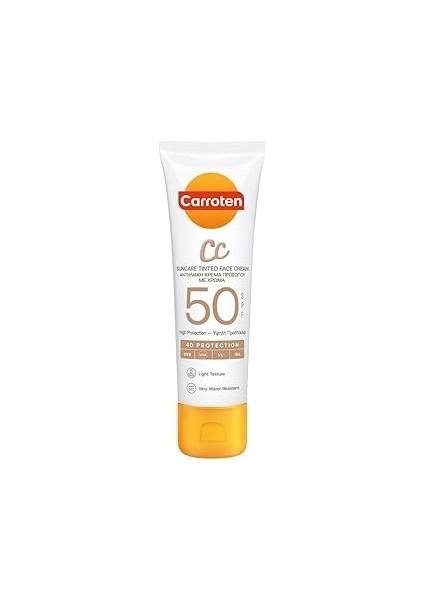 Carroten Yüz Kremi cc SPF50 50ML