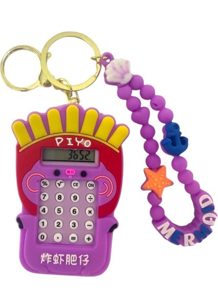 Hesap Makineli ve Labirent Oyunlu Silikon Anahtarlık Çanta Süsü indirimleri