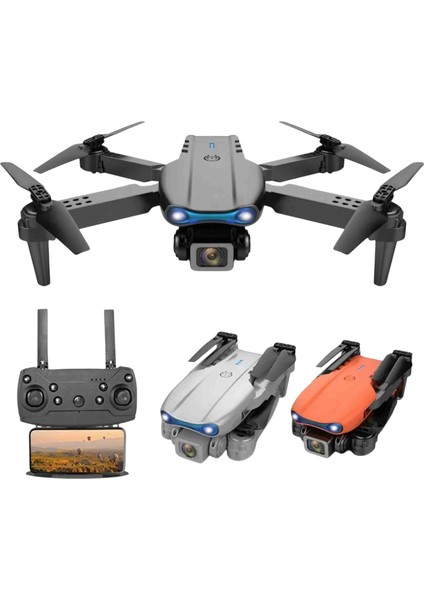 C5 Drone Kameralı Katlanabilir Quadcopter | Hd Çift Kamera, Sensörlü, Uzaktan Kumandalı