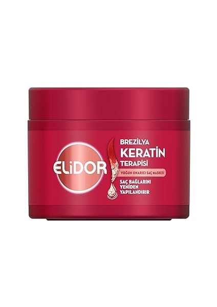 Elidor Saç Bakım Maskesi Yoğun Onarıcı Brezilya Keratin Terapisi 220 ml