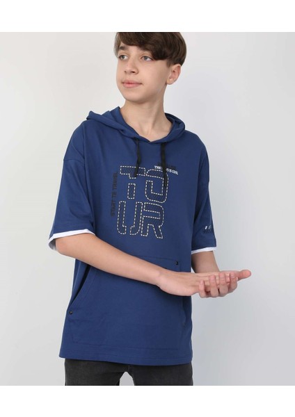 Erkek Çocuk Kapüşonlu Tişört