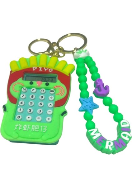Hesap Makineli ve Labirent Oyunlu Silikon Anahtarlık Çanta Süsü fırsatları