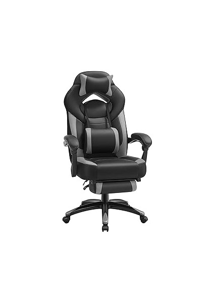 Songmics Yönetici Ofis Koltuğu, Ergonomik, Siyah, Gri OBG77BG