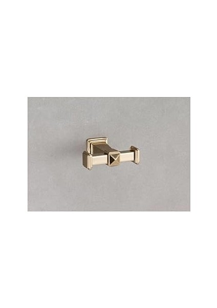 System Dorık Ikili Askılık Gold Renk 79X31X92 mm