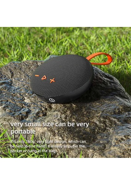 Taşınabilir Bluetooth Hoparlör Ses Bombası Yüksek Ses Gücü Siyah