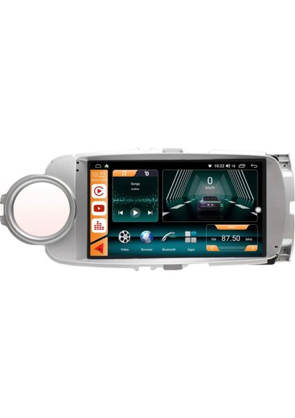 Toyota Yaris 2012 / 2017 Androidauto / Carplay Multimedya