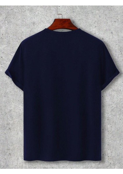 Unisex Alpha Ön Baskılı Tasarım Tshirt
