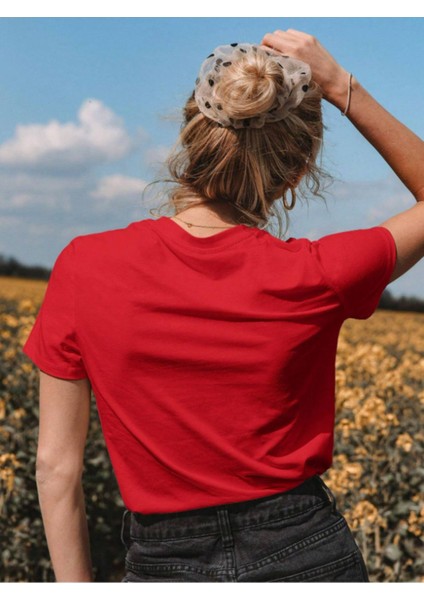 Unisex Sun Moon Ön Baskılı Oversize T-Shirt