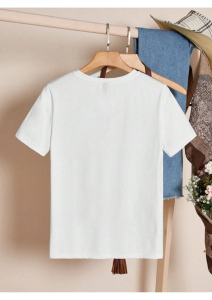 Unisex Pamuklu Ciao Ön Baskılı Tasarım Tshirt fiyatları